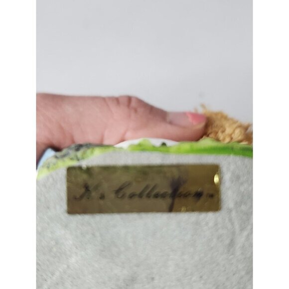 𝅺VINTAGE Cow Figurine With Rake And Hay Farmhouse Country Decor KS Collection - Picture 7 of 8